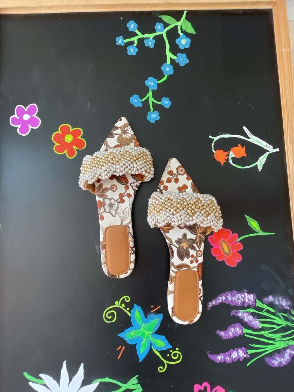 Unbranded Pearl Flat Sandals